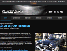 Tablet Screenshot of galvanikjaesche.de